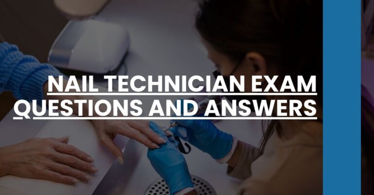 Nail Technician Exam Questions and Answers Feature Image