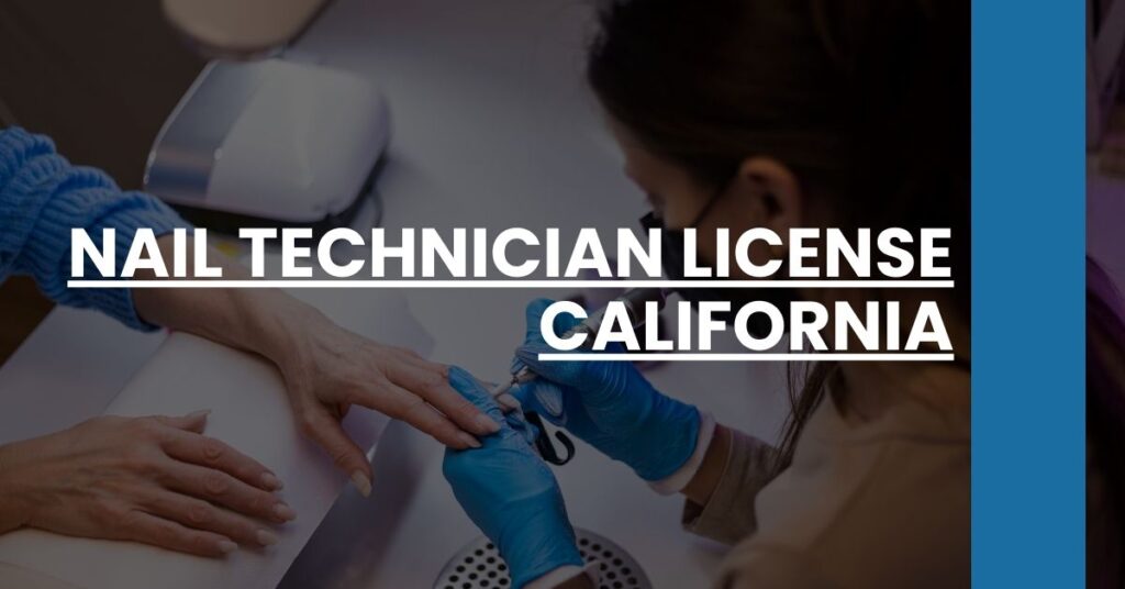 Nail Technician License California Feature Image