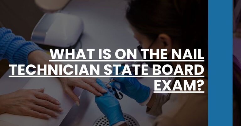 What is on the Nail Technician State Board Exam Feature Image